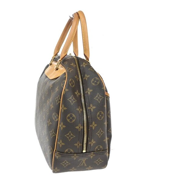 LOUIS VUITTON LV Logo Deauville Hand Bag Monogram Leather Brown M47270 75TA001 - Picture 4 of 16